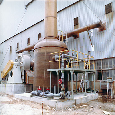 10.EGLメッキ液、硫酸ミスト含有排ガス金属表面処理装置からの排ガス処理装置